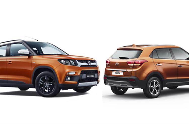 In FY2018, the sales gap between the Vitara Brezza and the Creta was 41,326 units. In FY2019, it has reduced to 33,580 units, still a robust lead but the Creta is holding on to a better growth rate.