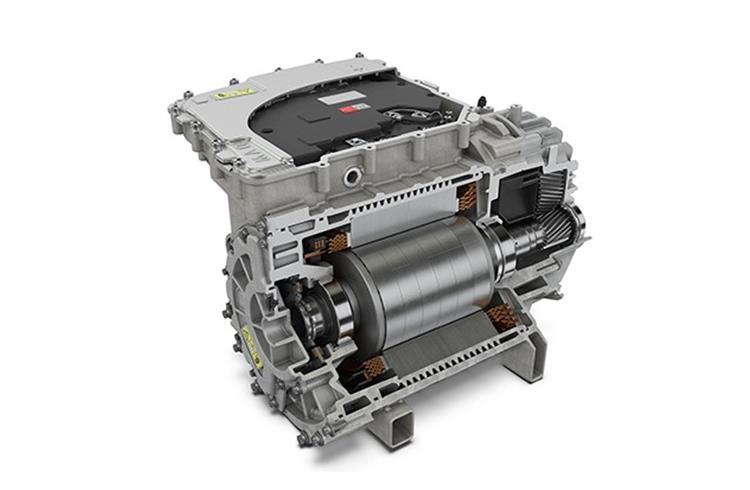 Schaefflers 3in1 electric axle combines the electric motor, gearbox, and power electronics in a comprehensive and compact system.