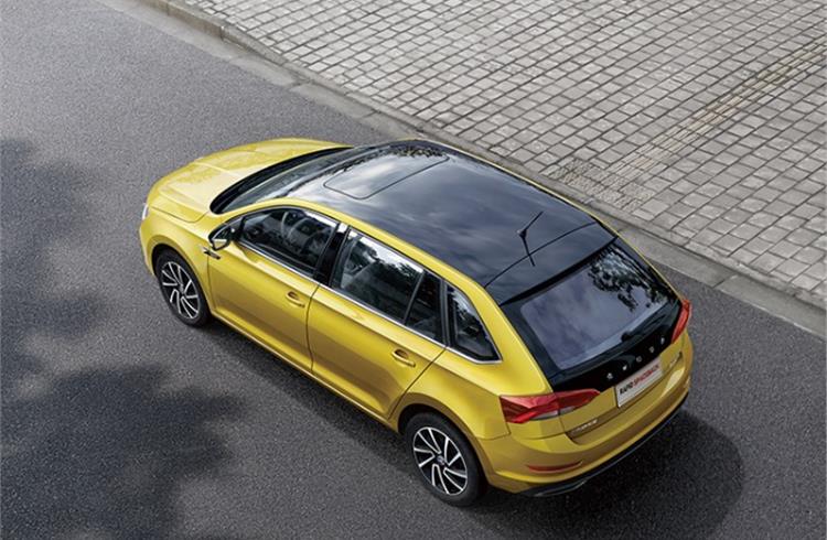 The hatchback measures 4,312 millimetres in length and 1,475 millimetres in height.