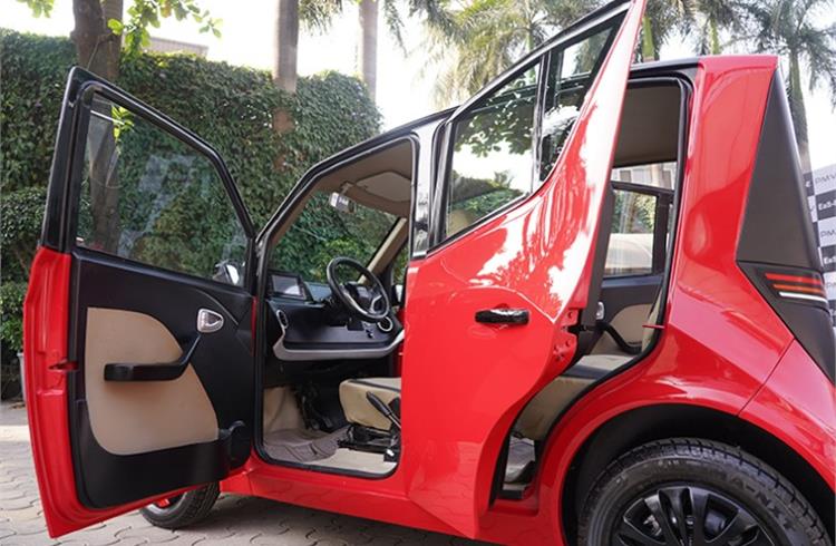 PMV Electric launches India's first electric Quadricycle 