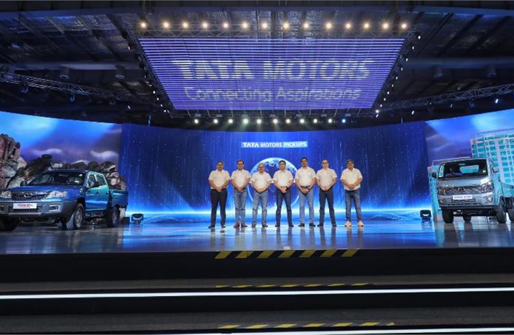 Tata Motors launches Intra V20 petrol-CNG pickup with 700km range