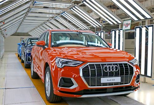Audi India begins local production of the Audi Q3 and Audi Q3 Sportback in Aurangabad