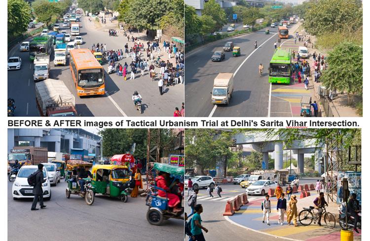 SaveLife Foundation conducts eighth tactical urbanism trial in New Delhi