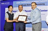 On January 30, 2018, Tata Motors and ASDC certified the first batch of trainees for skills in automotive assembly. The collaborative program was introduced in 2016 through an MoU .
