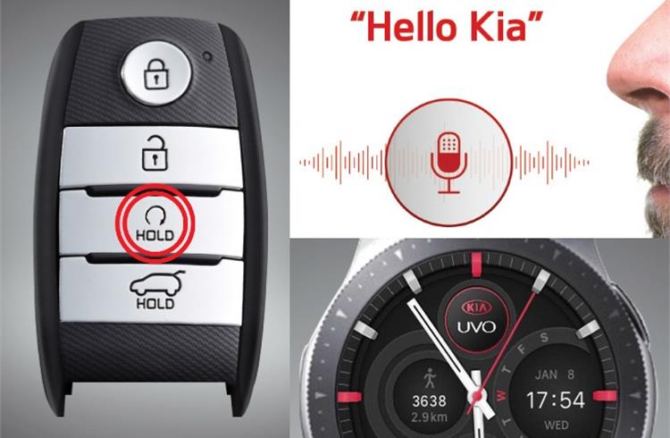 Seltos' HTX, HTX+, GTX and GTX+ variants along with all automatic transmission variants get a host of connectivity feature updates such as smart-key remote engine start, voice-assist with ‘Hello Kia’, voice-assist for the air purifier and smart-watch app connectivity.