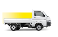 The new Suzuki Carry is 4195mm long, 1675mm wide (wide deck: 1765mm), and 1,870mm tall (wide deck: 1910mm).