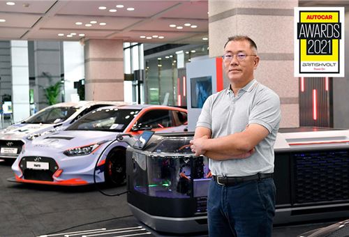 Hyundai Motor Group chairman Euisun Chung wins Issigonis Trophy at 2021 Autocar Awards