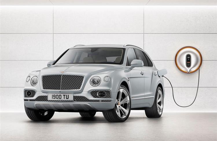 The Bentayga hybrid is the brand's first electrified model