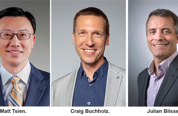 Matt Tsien named CTO; Craig Buchholz is senior VP (Global Communications); Julian Blissett and Steve Kiefer named to new or expanded roles; Tony Cervone and Jon Lauckner to retire.