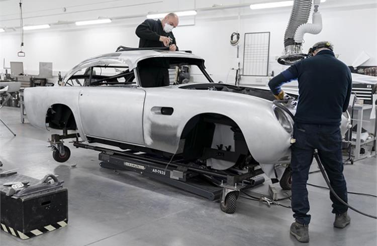 More than half a century after the last new DB5 left Aston Martin’s Newport Pagnell factory in the UK, work is again under way on ‘the most famous car in the world’