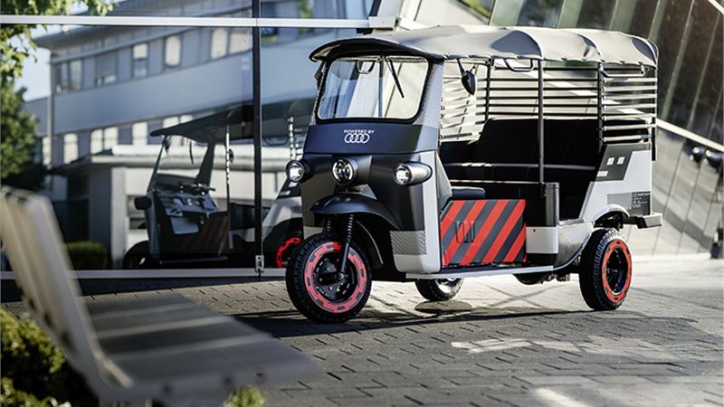 Audi e-tron battery modules to help electrify rickshaws in India