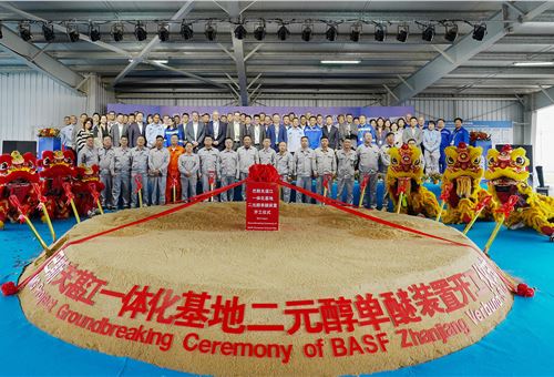 BASF breaks ground on methyl glycols plant in China, aims to meet demand for brake fluids