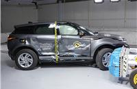 Range Rover Evoque Euro NCAP side crash test