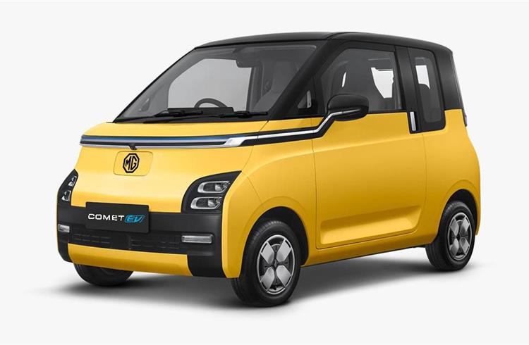 MG Motor India christens its soon-to-be-launched Smart EV as ‘Comet’