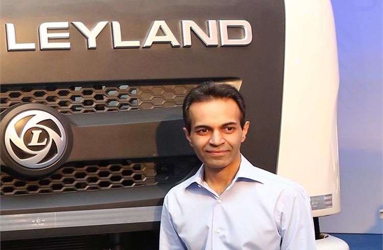 Ashok Leyland’s Dheeraj Hinduja: ‘We are open to the idea of working with others on EVs.’