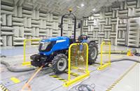 The NVH lab has different chambers for component-level, heavy-duty and passenger vehicle testing including details about squeak and rattle analysis.