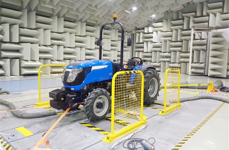 The NVH lab has different chambers for component-level, heavy-duty and passenger vehicle testing including details about squeak and rattle analysis.