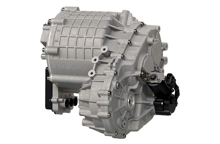 BorgWarner’s eDM combines its electric motor tech with proven eGearDrive transmission to provide a highly efficient, low-weight and compact propulsion solution for electric and P4-type hybrid vehicles