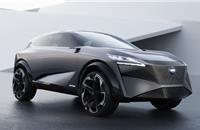 The IMQ concept crossover features a groundbreaking 100 percent electrified powertrain, to be available in Nissan cars by 2022.
