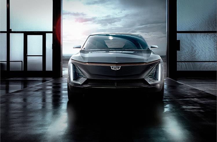 Cadillac unveils its first EV in Detroit