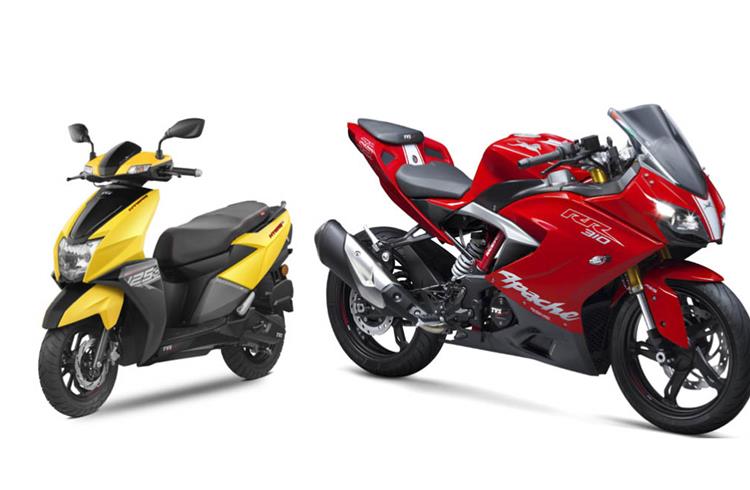 TVS targets speedier ride in Argentina with Apache RR 310, 200 4V and NTorq 125