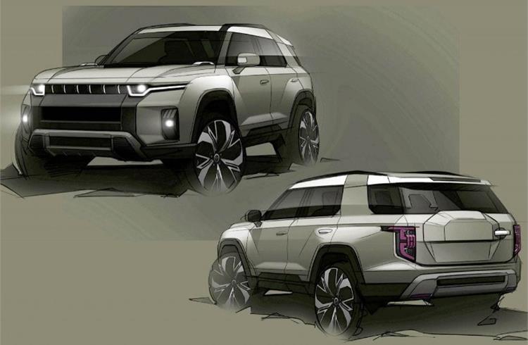 Project J100 SUV, announced in June, will be the brand’s second battery electric vehicle and will go on sale globally by 2022.