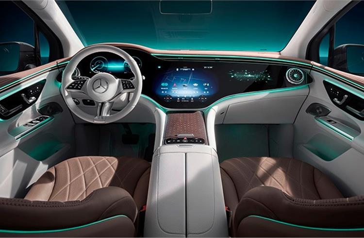 Mercedes-Benz reveals interior of upcoming EQE electric SUV