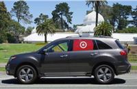 US start-up brings innovative advertisement on rear window of car