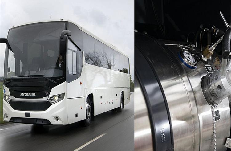 Scania claims it as the world’s first alternatively fuelled long-distance coach