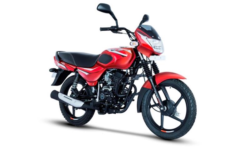 The CT110 is one of the most affordable models in the company's line-up and a big seller in Bajaj Auto's export markets.