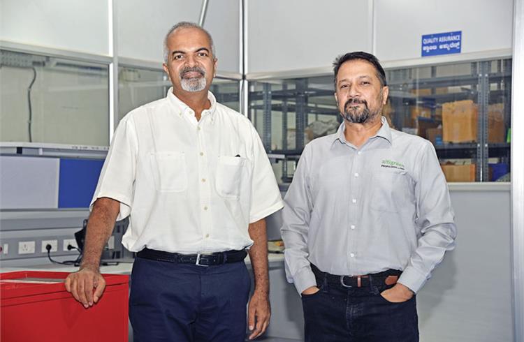 Altigreen's Shalendra Gupta (far left) and Dr Amitabh Saran have years of experience in engineering, finance and business development, and are non-conformists to conventional industry practices.