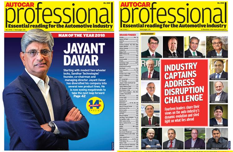 Every year, Autocar Professional honours a business leader who has led his company to new heights. This year, it’s Jayant Davar, founder, co-chairman and MD, Sandhar Technologies.