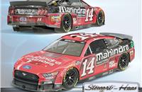 The red-and-black No. 14 Mahindra Tractors Ford Mustang will debut in the Busch Light Clash at the Coliseum (February 5-6, 2022) in Los Angeles.