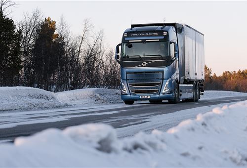 Volvo Trucks tests hydrogen-powered electric trucks on public roads in Sweden