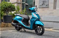At No. 2 in the frugal and fuel-sipping 125cc scooter stakes is the BS VI  Yamaha Fascino, with 58kpl. It is powered by a new 125cc, fuel-injected, air-cooled 8.2hp engine.