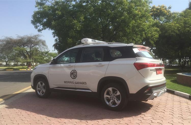 MG Motor India converts Hector SUV as an ambulance in 10 days to help Covid-19 patients