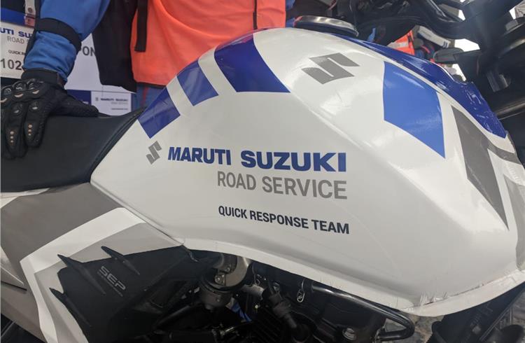 Maruti Suzuki launches bike-based quick response team