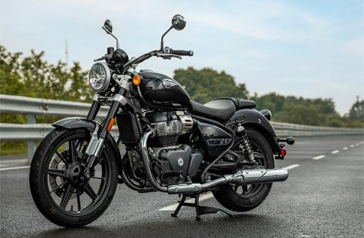 Royal Enfield records total sales of 8,34,895 motorcycles, highest