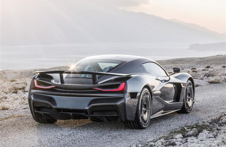 The Rimac C_Two hypercar.