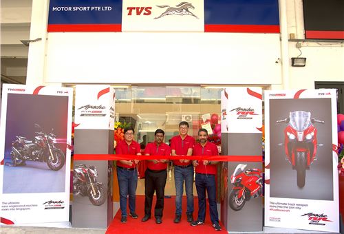 TVS Motor expands ASEAN retail footprint with new showroom in Singapore
