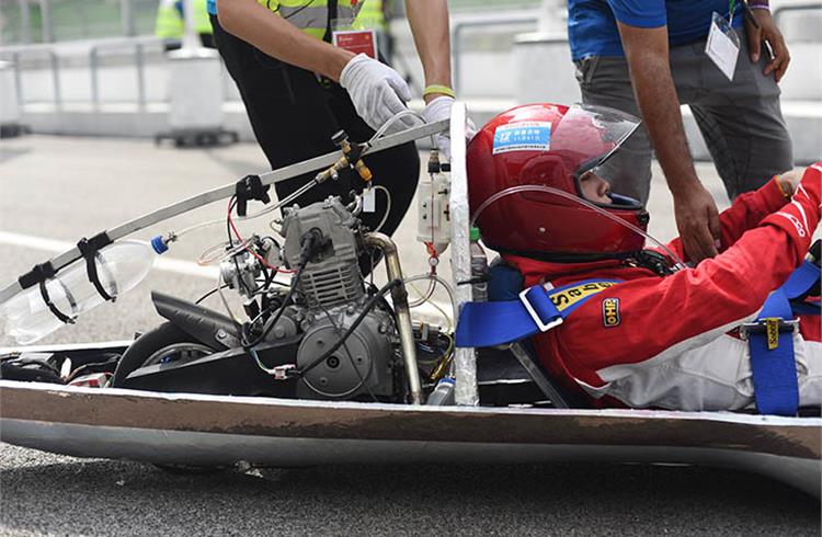 : LuZhou Vocational and Technical College Team, race number 32, from Luzhou Vocational and Technical College, China, competing in the Prototype - Gasoline category during Day 3.