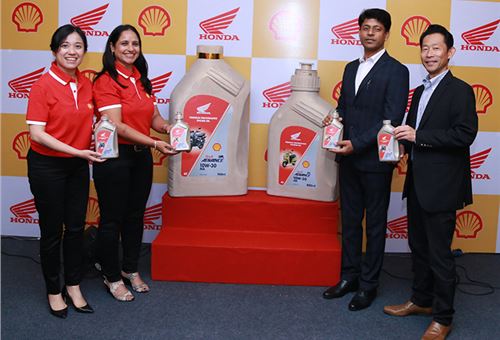 Honda 2Wheelers India and Shell launch co-branded engine oil