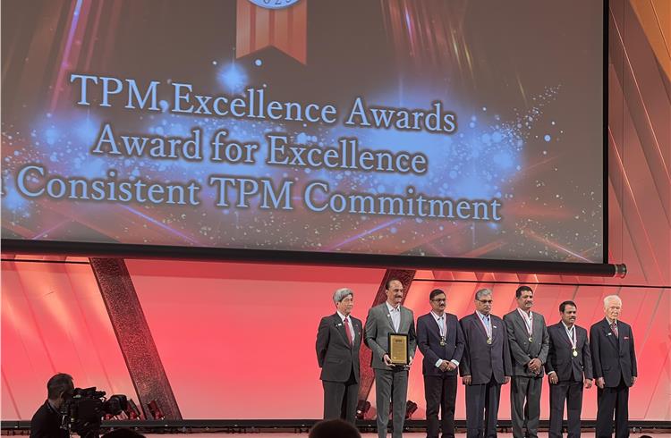 The JIPM awards were presented to C Narasimhulu Naidu, Chief Operations Officer, ARE&M and other company officials in Kyoto, Japan.