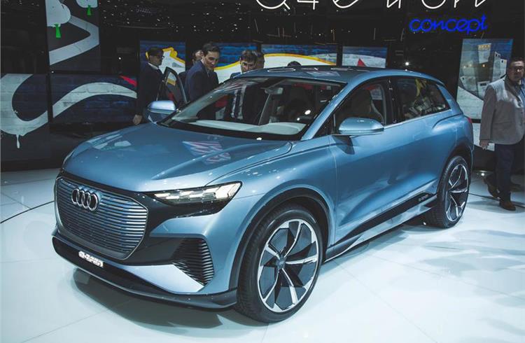 The Q4 e-tron is the latest model unveiled in Audi's electric push.