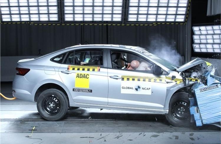 Skoda Slavia and VW Virtus receive top safety rating in 2023 GNCAP crash tests