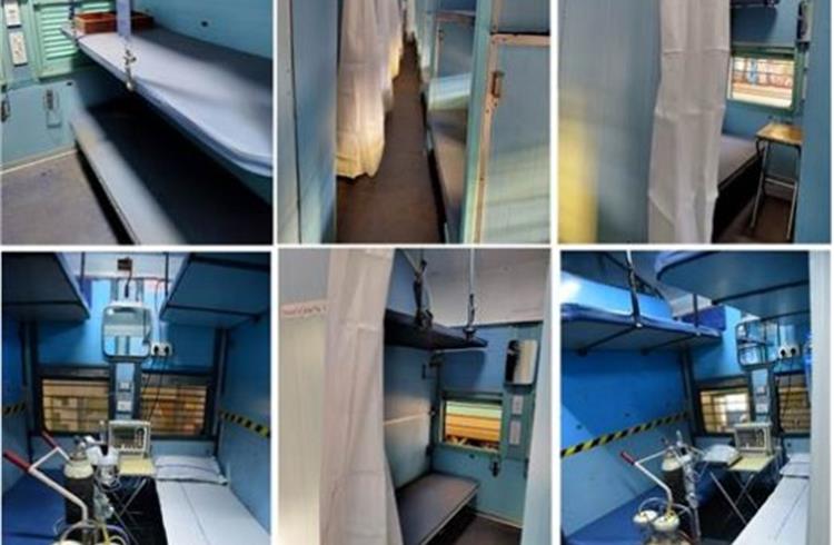 Indian Railways converts coaches into isolation wards 
