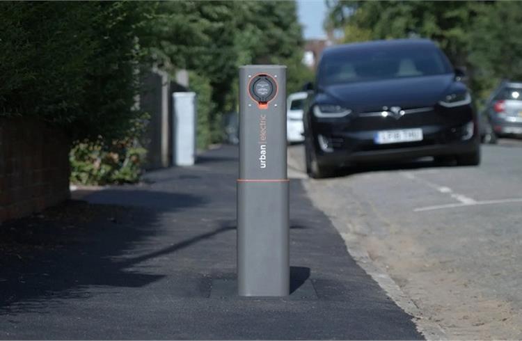British-startup Urban Electric completes trial of pop-up EV charger