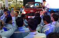 Happier days at Ford when the Sanand plant was an integral part of its India journey.