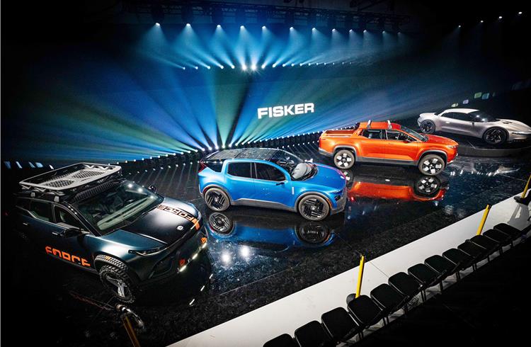 Fisker showcases four-model EV line-up till 2026