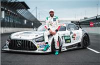 Gary Paffett with his Mercedes-AMG fitted with Space Drive.